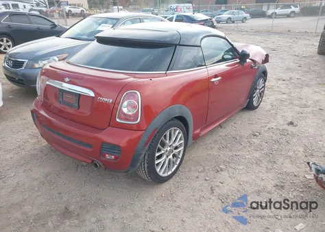 2015 Mini Coupe Cooper z USA, uszkodzony, nr VIN WMWSX1C54FT508123